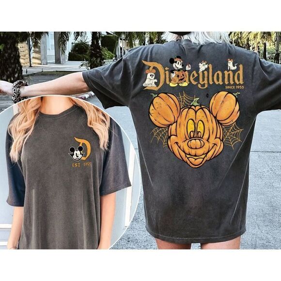 Joanne W Other - Disneyland Halloween Mickey Pumpkin Graphic Unisex T-Shirt